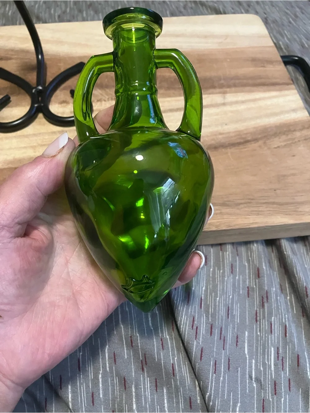 Couronne Co Amphora Recycled Hand Blown Glass Vase